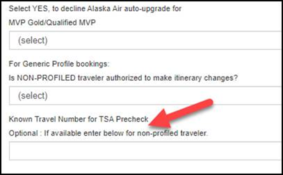 Example of where to decline auto-upgrade for airline. 