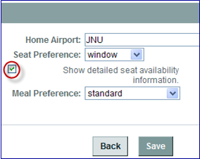 GetThere: Flight Preferences