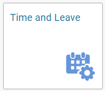 IRS ESS Time and Leave button screenshot