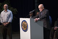 Photo of Commissioner William Streur at the ceremony